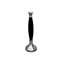 Lampe de table traditionnelle en bois et chrome avec abat-jour en lin