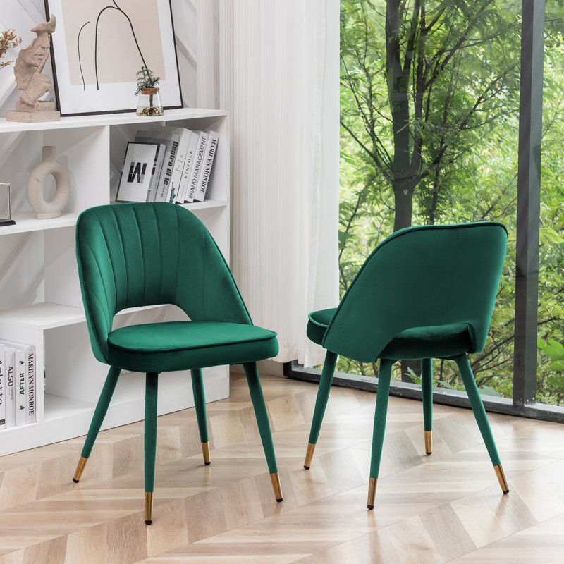 Alaetra Upholstered Dining Chair, Green