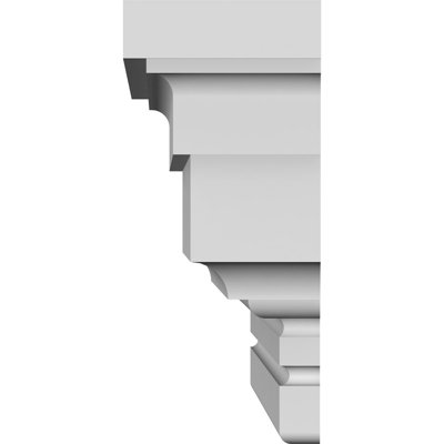 Endurathane Stockport Crosshead, 139" Bottom Width x 141 1/2" Top Width x 3 7/8"H x 1/4"P, Factory Primed