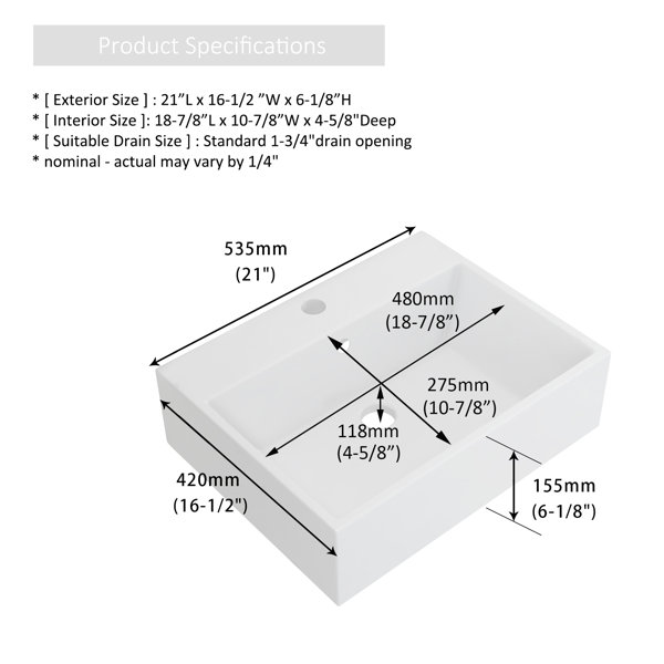 Product Dimensions