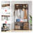 Stephaie 31.5" Wide Coat Rack, 4-in-1 Hall Tree with Bench and Shoe Storage for Entryway with Hooks