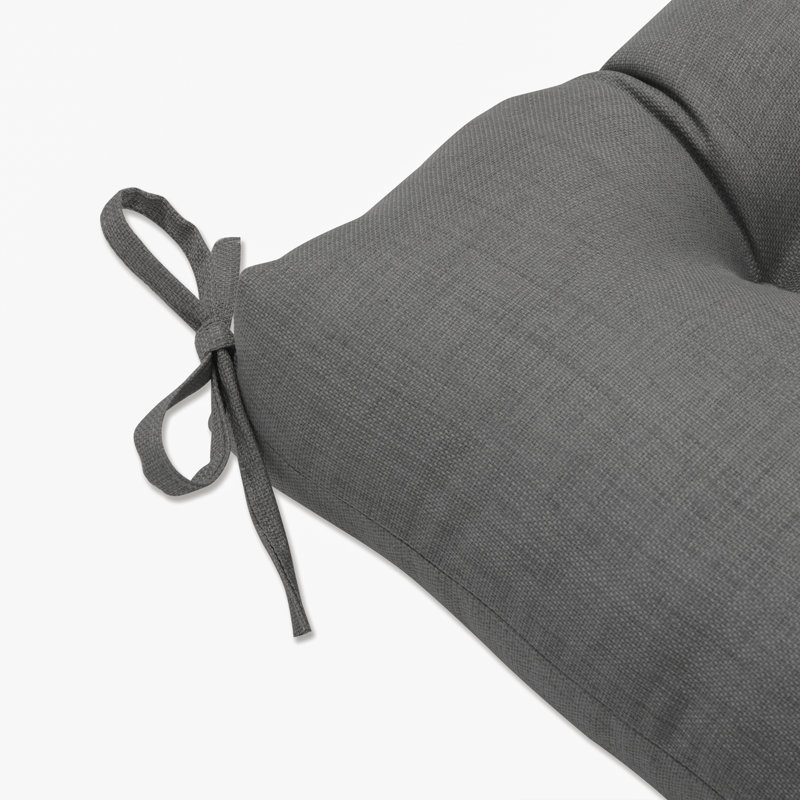 Coussin de siège intérieur / extérieur Renelda, L 48 po, Graphite