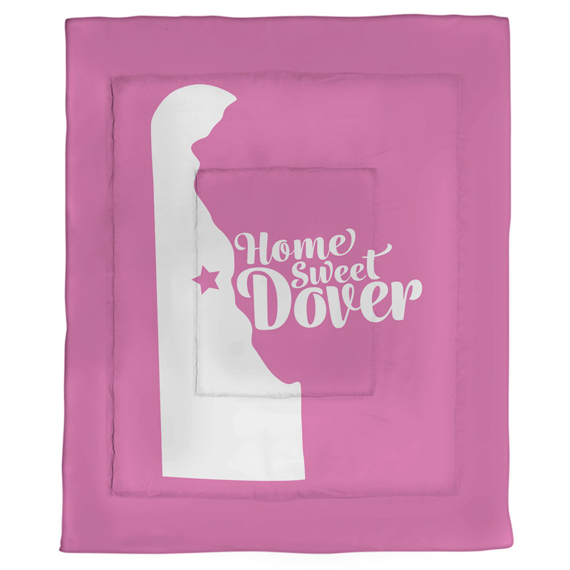 Delaware Polyester Comforter, Queen Comforter, Pink