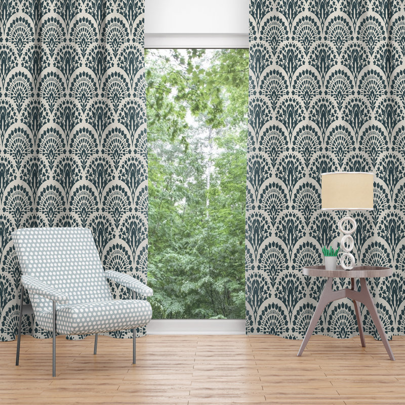Paire de rideaux obscurcissant en polyester Orace, L 20 po x L 52 po
