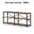 Rustic Farmhouse Style Sofa Table,3-Tier Hall Table,Console Table,TV Stand,Bookshelf
