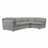 Upholstered 114.18 " Polyester L-Shaped Corner Sectional-1543244403