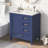 30'' Single Bathroom Vanity with Ceramic Top-93328464