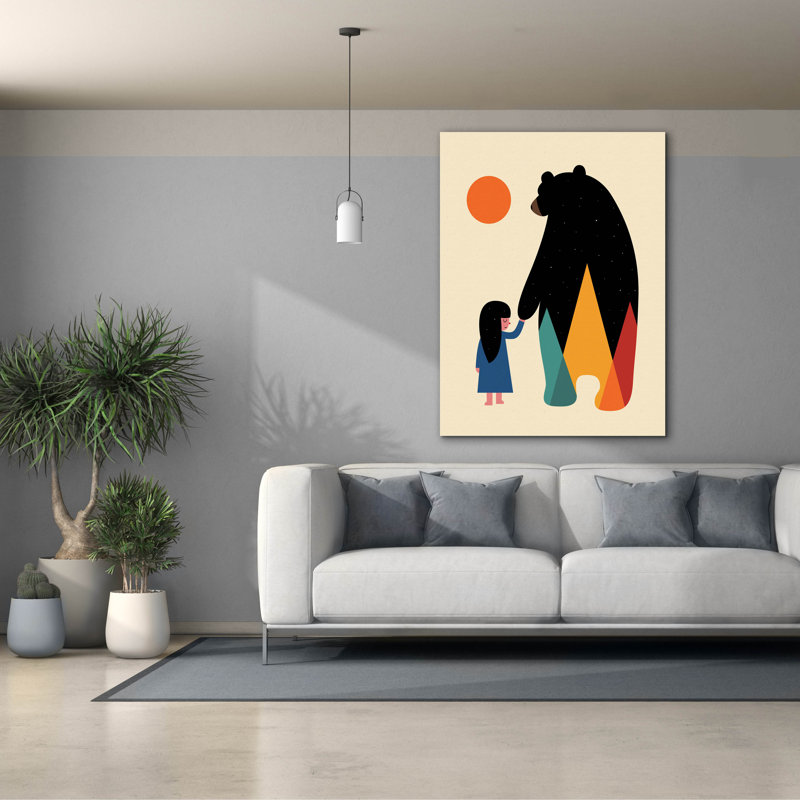 «Go Home» par Andy Westface, H 54 po x l 40 po x P 1,5 po