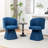 Dantzler Velvet Swivel Upholstered Dining Chair-1727595457