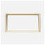 Console rectangulaire de 60 po en placage de bois massif - Canapé large pour canapé avec rangement spacieux, finition chêne délavé pour le salon et le vestibule-1163962930