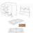 Lexcee 30'' Single Bathroom Vanity with Ceramic Top, Free Standing Wooden Bathroom Cabinet with 1 Drawers & 2 Soft-Closing Doors-216951789
