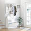 Armoire combinée avec barrière et armoire à chaussures