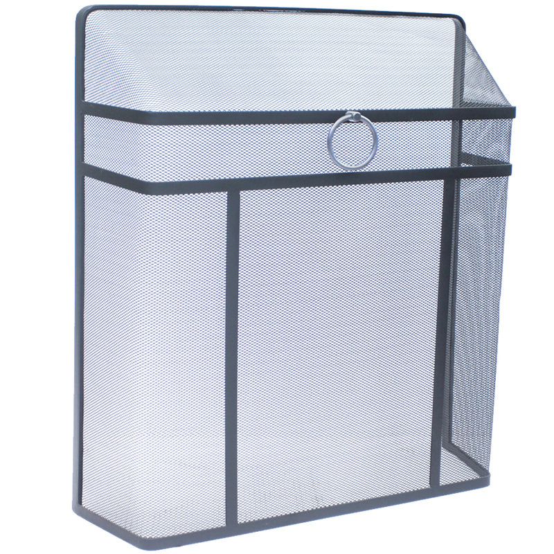Octon Steel Fireplace Screen, 60 cm H x 53 cm W x 15 cm D