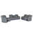 Yepez Gray Power Recliner With Led