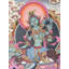 Vert Tara Thangka (Thangka sans brocart)