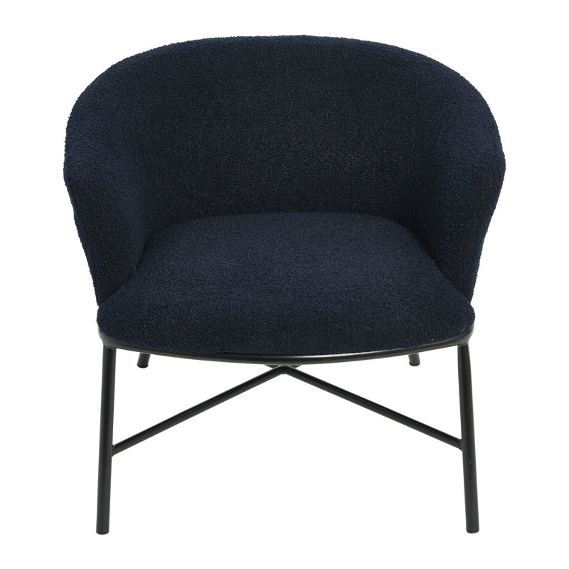 Shoko Upholstered Armchair, Blue