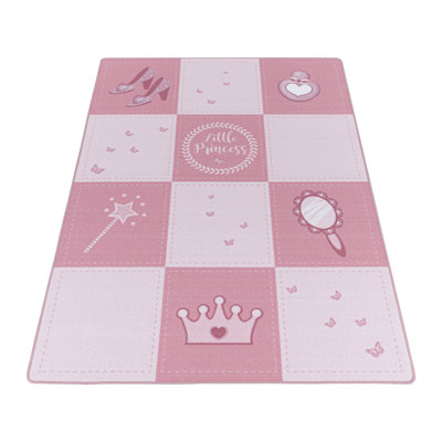 Gillies Flatweave Pink Rug