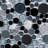 Bubble Art 10.5" x 10.5" Random Marble Look Mosaic Wall Tile-69567821