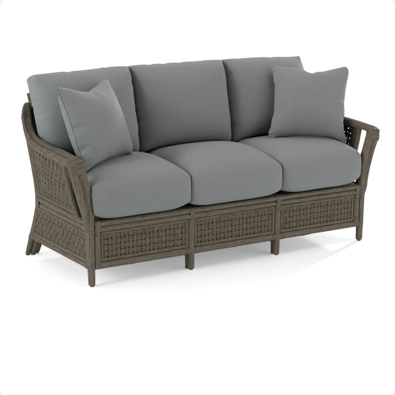 Boca Sofa, Stone Hearth, Frond Blue