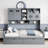 Wooden Daybed With 2 Drawers,And All-In-One Cabinet And Shelf-2108963414-2108963408
