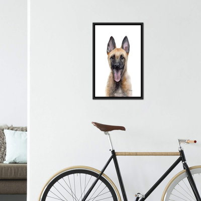 Chiot malinois belge par Watercolor Luv - reproduction d'art