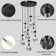 7-Light Dimmable Teardrop Chandelier (Bulbs Include)