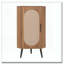 Armoire d'angle avec porte en rotin-2111041680