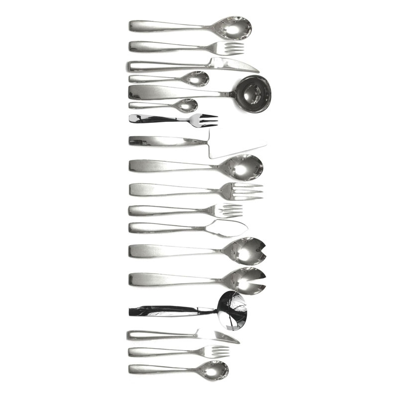Sparta Flatware Set - 151 Pieces - Stainless Steel