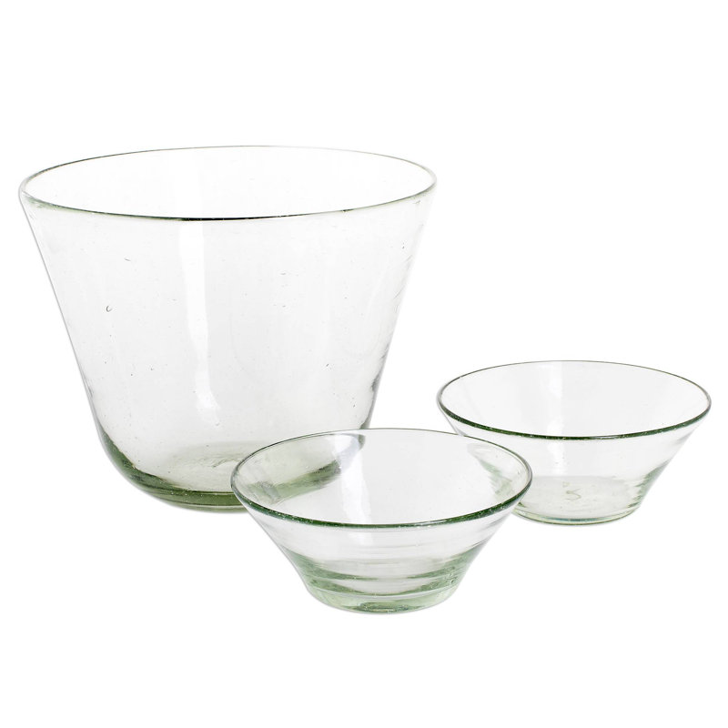 Bol à salade en verre plaisir Drishya