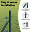 Vidaxl Hexagon Fence Steel-114622015-114622022
