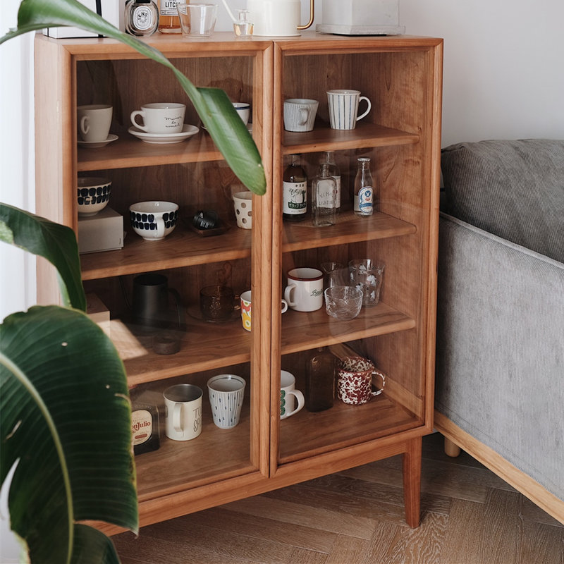 Brown Solid + Manufactured Wood Display Cases