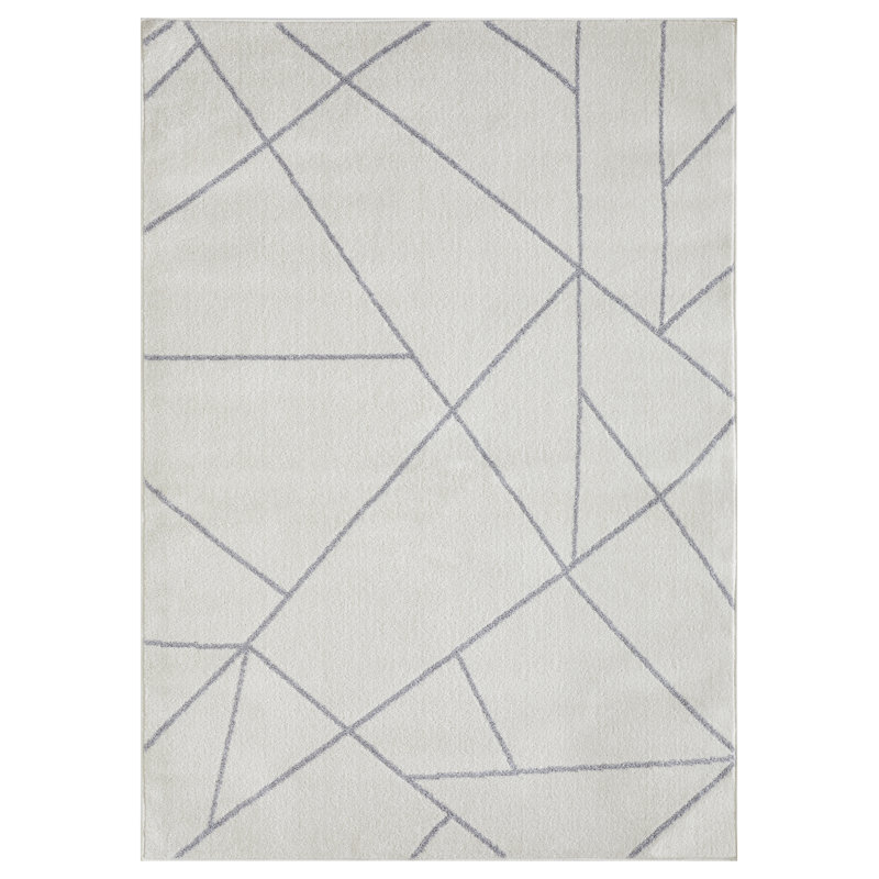 Jakavious Geometric Indoor Rug, Rectangle 3'3" x 5'3"