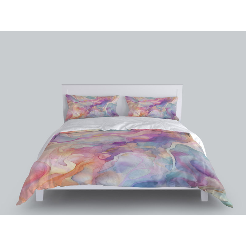Abstract Duvet Cover, Twin Duvet Cover + 1 Queen Sham