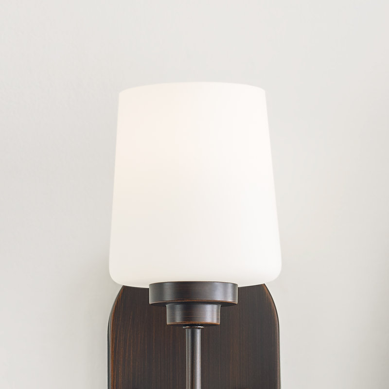 Windom Dimmable Bath Sconce, Bronze, No