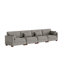 4 Seater Corduroy Corner Sofa -1888036877-1888037370
