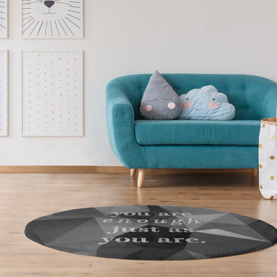 Faux gemme vous êtes assez tapis poly-chenille