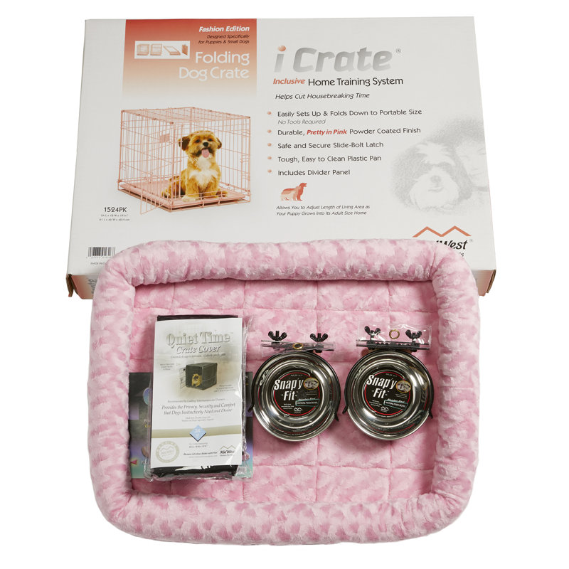 Ensemble de porte simple avec housse de caisse, Rose