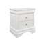Table de chevet blanche en métal-322177609