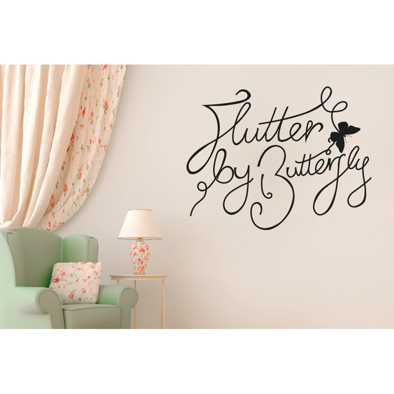 Wall Decal, Black, Large