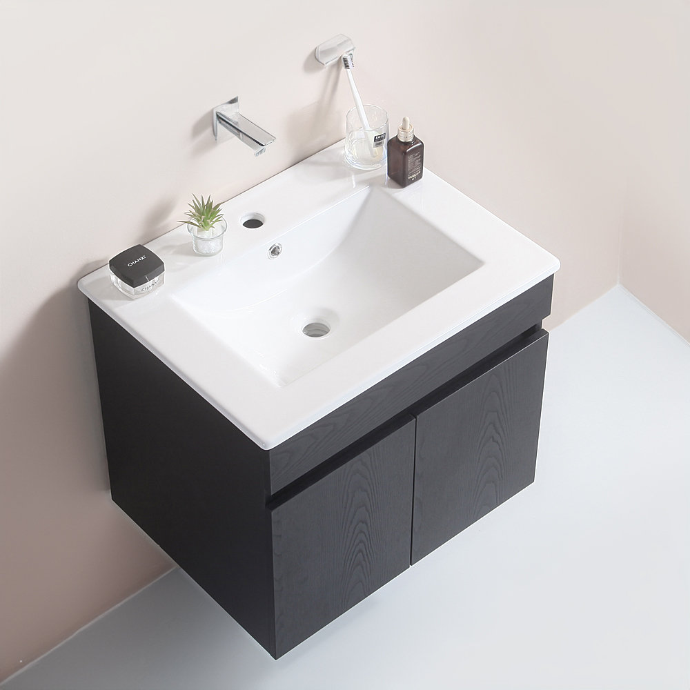 lonloo pati 24'' Wall Mounted Single Bathroom Vanity Base Only | Wayfair