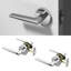 Poignée de porte Halo Design moderne dissimulé pour (Hall et garde-robe) - Style minimaliste élégant en chrome-114645518