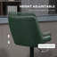 Barasinga Swivel Upholstered Adjustable Height Counter Stool-1319615665
