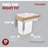  Rev-A-Shelf Single Pullout Top Mount Trash Can-130712965-130712962