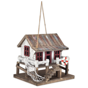 Mcguire 8.3'' H x 7'' W x 8.5'' D Hanging Water Resistant Birdhouse
