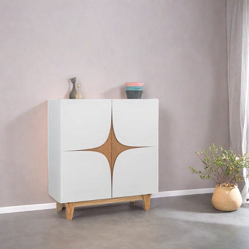 Console en bois massif, Bois blanc