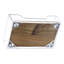 Solid Wood Acrylic Desk Organiser