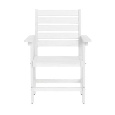 Chaises de patio HDPS résistantes aux intempéries avec accoudoirs pour balcon de terrasse