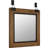 Wood Flat Wall Mirror
