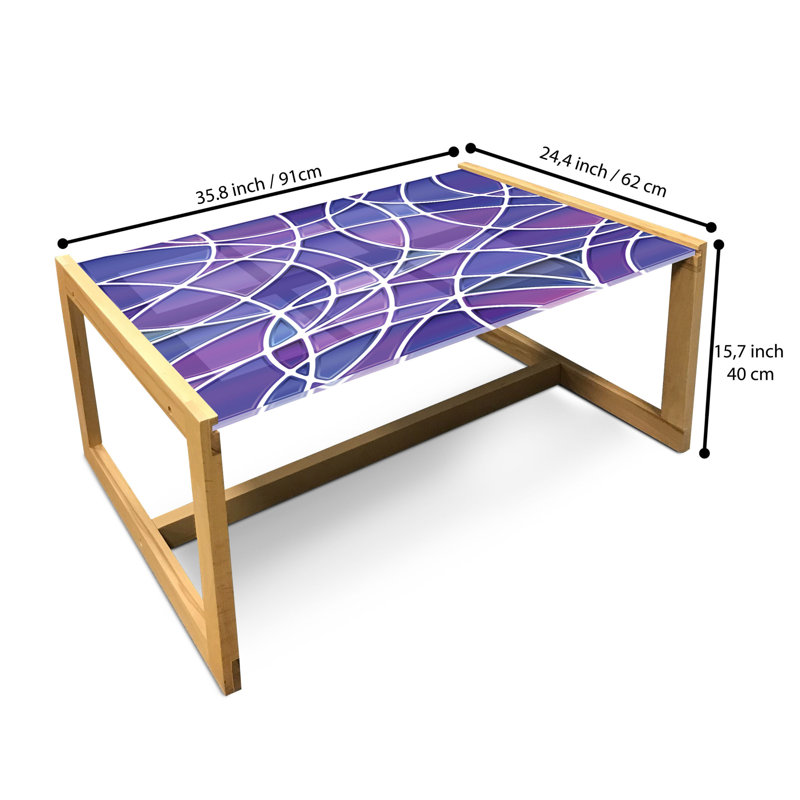 Jadalee Sled Coffee Table, 90cm H x 62cm W x 40cm D