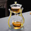 Semi-automatique 12 oz Théière en verre